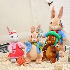 Pluszowe lalki oryginalne Peter Rabbit Series Lily Ben High Quality Plush Toys Pchane zabawki Dollowe Present For Child 230802