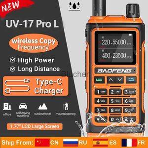 Walkie talkie baofeng uv17 pro l trådlös kopia frekvens walkie talkie långväga vattentät uv16 uv22 pro v2 uppgradera uv5r skinka radio x0802