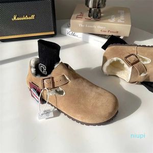 Scarpe casual firmate Boken Cork Full Bag Scalp and Hair Integrated Warm Wool Boken Women's Shoes