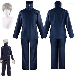 Fatos de treino masculino Anime Jujutsu Kaisen Cabide Inumaki Toge Cosplay Traje Uniforme de Halloween Homens Mulheres Top Calças Outfits