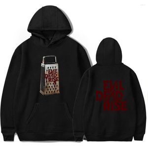 Erkek Hoodies Evil Dead Rise Peynir Grater Hoodie Erkekler ve Kadınlar Harajuku Tarzı Hip-Hop Sweatshirt Bahar Sonbahar