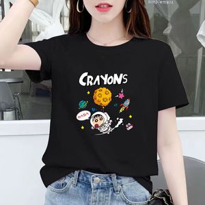 OC TL P0010# Kısa Kollu Siyah T-Shirt Saf Pamuk Yuvarlak Boyun Üst Çok Yönlü Takım Basılı Mektup Özelleştirilmiş İş Giysileri Toptan DIY Desen