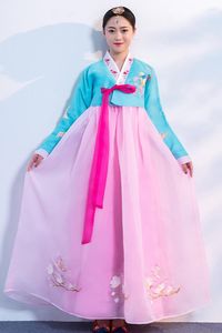 Ethnic Clothing Korean Traditional Hanbok Dress Ancient Wedding Asian National Dance Costume For Stage Cospaly Party 90