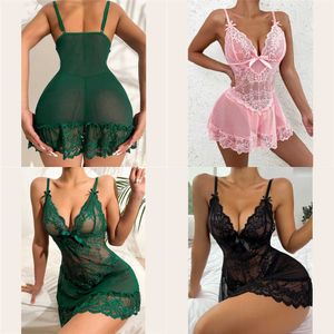 Nxy sexy Rock 2023 Heiße sexy Dessous Frau Erotische Pyjamas Spitze Dessous sexy Kleider babydoll erotisches transparentes Kleid sexy Dessous heißes Kleid 230717