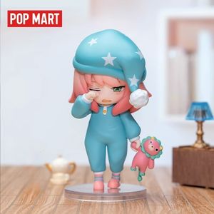 Action Toy Figures House Ania Blind Box Original Popmart Kawaii Action Anime Figures Cute Collection Toys Caja Bag Birthday Gift Surprise Dolls 230803