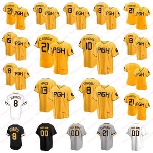 Andrew 22 McCutchen City Connect Baseball Jersey Ke'Bryan Hayes Bryan Reynolds Oneil Cruz Henry Davis Ji Hwan Bae Jack Suwinski Mitch Keller David Bednar Connor Joe01