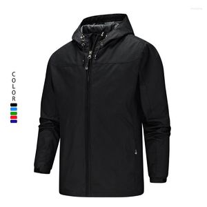 Men's Jackets Autumn Jacket Hooded Outdoor Loose Coat Solid Warm Long Sleeve Sports Good Quality For Male Clothing Tops Casual