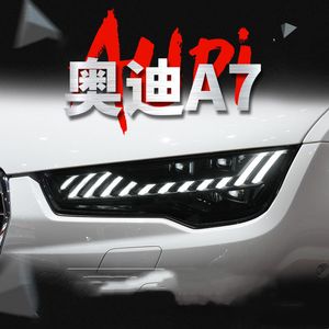 Wysoka mijała wiązka dla reflektorów Audi A7 2011-20 17 RS7 LED LED Lights Drl Dynamic Turn Signal Head Lampa