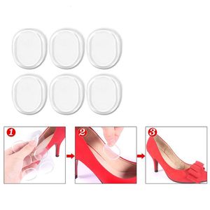 Shoe Parts Accessories Silicone Gel Forefoot Insole Women Shoes Back Sticker Non Slip Cushion Pad Heel Set 230802