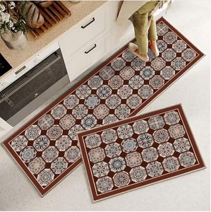 New Rug Kitchen floor mat Oil absorbing and non cleaning household carpets Resistant to dirt water uptake wear-resisting Polyester fiber material 202307260A03