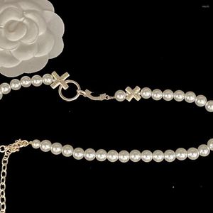 Anhänger-Halsketten, anmutige Perlen-Choker, runde Formen, Zirkonia, passende Pflanze, Modeschmuck, elegant für Frauen
