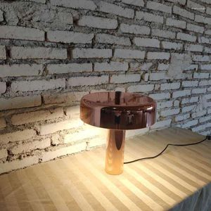 Table Lamps Modern Simple Macaron Lamp Creative Personality Bedroom Bedside Study Living Room Home Decor Metal Led Desk