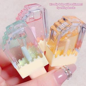 Lip Gloss Lovely Popsicle Lipgloss Colorless Glitter Glaze Makeup Crystal Oil Moisturizing Lipstick Glass Jelly Lipg Y1P0