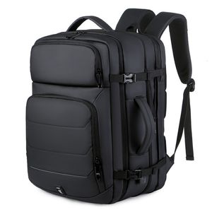 Sacos escolares 17 polegadas laptop mochila Expandível Notebook à prova d'água masculina USB Backpacks de bolsas de viagem esportivas para homens Notebooks 230804