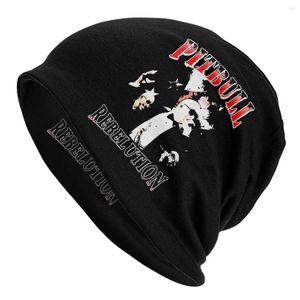 Beretti Pitbull Mr. Worldwide Cappelli in cofano vintage a maglia Skans Casual Skans Beanies Hat Hat Women's Women's Summer Dual-Use Caps
