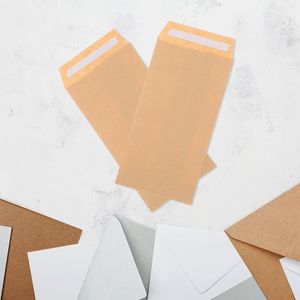 Confezione regalo Buste da 100 pezzi Buste per monete in denaro Buste Kraft Buste piccole per buste marroni