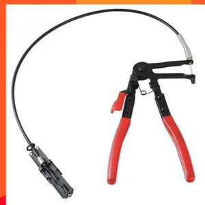 Alicate de braçadeira de mangueira, tipo cabo flexível, longo alcance, para reparos de carro, remoção de braçadeira de mangueira, ferramentas manuais, alicate