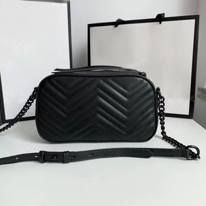 Luxurys designers mode kamera väska kvinnor Ophidia Marmont Marmont Nya disco -väskor äkta läder crossbody handväska purses ryggsäck svarta axel totes g4