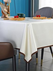 Table Cloth Waterproof Oil Resistant And Washable Tablecloth Book Rectangular