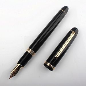 Penne stilografiche Jinhao X350 penna stilografica in metallo pennini M Business Office School Forniture di cancelleria Pennino fine Penne da scrittura regali per amico nero 230804