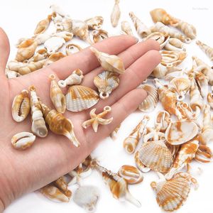 Perles 30 Grammes / Sac Tailles Sélectives Acrylique Shell Pendentifs Pour DIY Femmes Charme Collier Fabrication De Bijoux Accessoires Pendentif En Gros