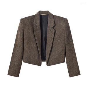 Abiti da donna Autunno 22 Giacca da donna casual da donna a maniche lunghe in stile antico europeo Cappotto corto da donna