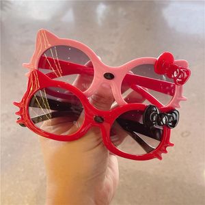 Sunglasses Cute Children's Cat Girls' Decorative Bow Fashion Sun Glasses Summer Trend Children Eyewear UV400