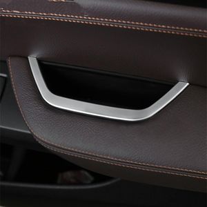 Chrome Main Drive Door Armrest Storage Box BMW X3 F25 X4 F26 CAR ACASESORIES Sequin267Q用の装飾トリムストリップ