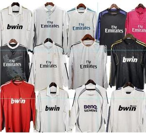 REAL Madrids Club Full Sets soccer jerseys star ZIDANE 5 RAUL 7 R.CARLOS 3 FIGO 10 RONALDO REDONDO 2012 camisetas de futbol custom long sleeve football shirts