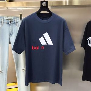 サマーファッションハイストリートコットンTシャツスウェットシャツTシャツプルオーバーTシャツ通気可能な男性と女性模様模様の印刷された共同カジュアルショートスリーフTシャツ