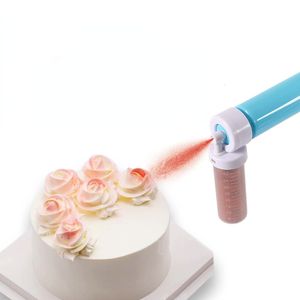 Baking Moulds 6 Colors Manual Pastry Airbrush Gun Cake Sprayer Para Pasteleria For Kitchen Tool 230803