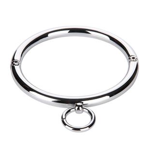 Andra hälsoskönhetsartiklar Kvinna Y -halsband rullade rostfritt stål slavhalsar/slavhalsring ADT -produkter/BDSM Toy SM439 Drop DH2XZ