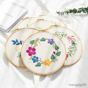 Kinesiska stilprodukter Söta blyg ansikts broderier DIY Nålverk Garland Needlecraft för nybörjare Cross Stitch R230804