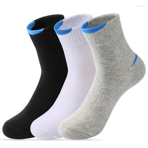 Herrensocken, 2 Paar, hochwertige Basketball-Socken für Männer und Frauen, Schweißabsorption, Baumwolle, Sport, Radfahren, Laufen, einfarbige Reitsocken