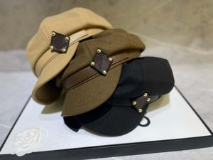 designer hat Winter Women Berets Female Retro boinas Berets caps for women hats Bonnets Hats for Women Octagonal Newsboy Hat