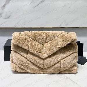 럭셔리 숄더백 디자이너 여성 패션 테리 크로스 바디 가방 클래식 편지 쇼핑 핸드백 고급 여성 플러시 가방 고품질