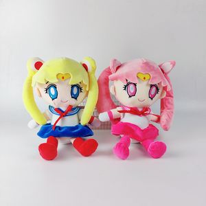 مصنع الجملة 20cm 2 Styles Sailor Moon Luna Plush Toy Toy Film and Television Girls Homports المفضلة