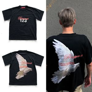 Männer T-Shirts Qualität Vintage RRR123 Männer T Shirts 1 1 Nummer 123 Brief Sommer Stil Frieden Druck Frauen Shirts Top Tees 230803