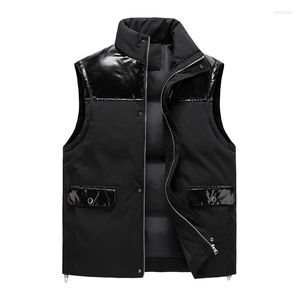 Gilet da uomo Uomo 2023 Collare alla coreana Gilet Autunno e inverno Moda coreana Bello Giubbotto casual Gilet senza maniche Gentiluomo