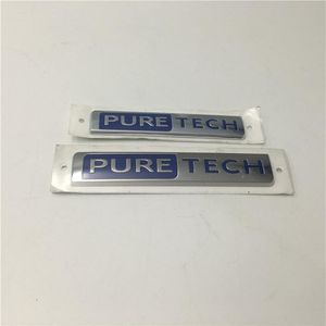 Für Peugeot 3008 4008 5008 208 306 307 308 508 350THP 400THP Puretech Pure Tech Aluminium Emblem Hinten Stamm Seite Kotflügel Aufkleber238x