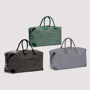 Luxury Duffel Bags Designer Väskor Traveller Goya Kvinnor och män Bagage Travel Axelväska äkta lädercertifikat Plånbok Nyckelhand Holding Code Boing Handväskor