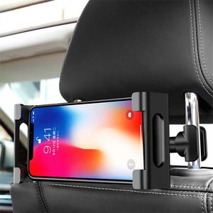 Adjustable Car Headrest Mount for Tablets & Phones - Universal Rear Seat Holder for 4-11