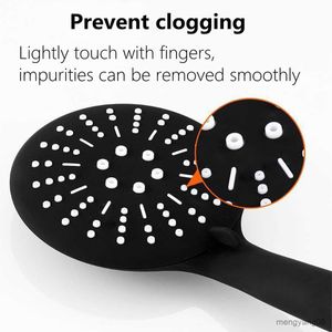 Bathroom Shower Heads Shower Head Black Hand Shower Bathroom Accessories Modes Adjustable Rainfall Shower Head Water Saving Bathroom Showerhead R230804