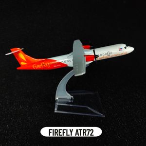 Aeronave Modle Scale 1 400 Metal Plane Model Miniatura FIREFLY ATR72 Aeronave Aviation Replica Diecast Airplane Collection Kids Toy for Boy 230803