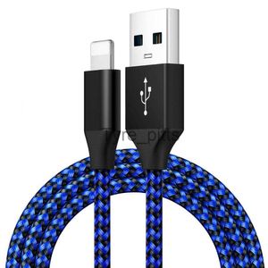 充電器/ケーブル2.4A高速充電USB 10フィート2メートル3Mケーブル高速充電ナイロン編組USBケーブルはiPhone 13 x0804