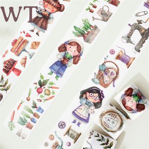 Självhäftande band 3RollsSet 5cm bred Washi Tape Sticker Set Original WT Märke Lim Masking Scrapbooking Baking Gardening Brodery 2016 230804