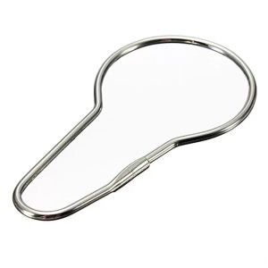 Stainless steel Chrome Plated Shower Curtains Bath Bathroom Curtain Rings Clip Easy Glide Hooks