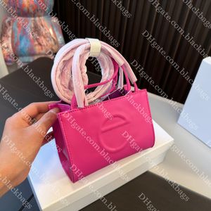 Designer Tel Far Bag Quadrada Tote Bag Luxo Feminino Bolsa de Couro Crossbody Ombro Sacos de Compras Simples Cor Sólida Versátil