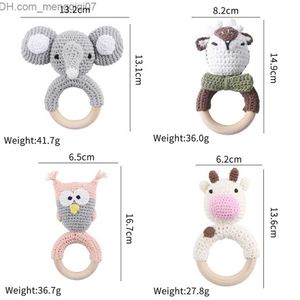 Emzik Tutucular Klipler# 1 Bebek çıngıraklı yılan tığ işi amigurumi fil baykuş çırpılmış yılan özelleştirilmiş yenidoğan emziği klip Montessori Z230805