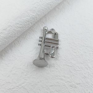 Charms 23x51mm Trombone Horn Pendant Antik brons Zinklegering Fit Armband Halsband Diy Metal Smyckesfynd